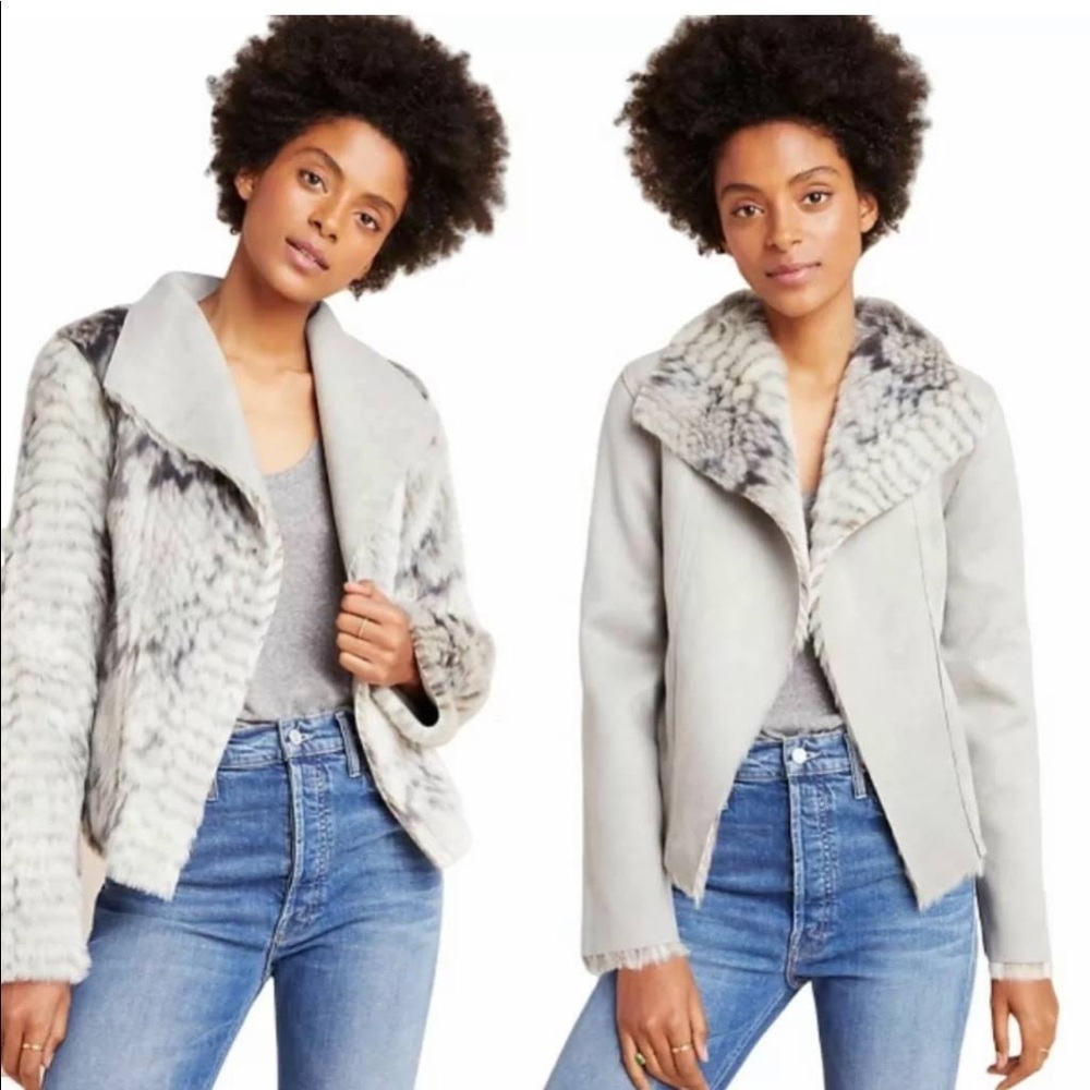 Marrakech Faux Fur / Suede Reversible Jacket